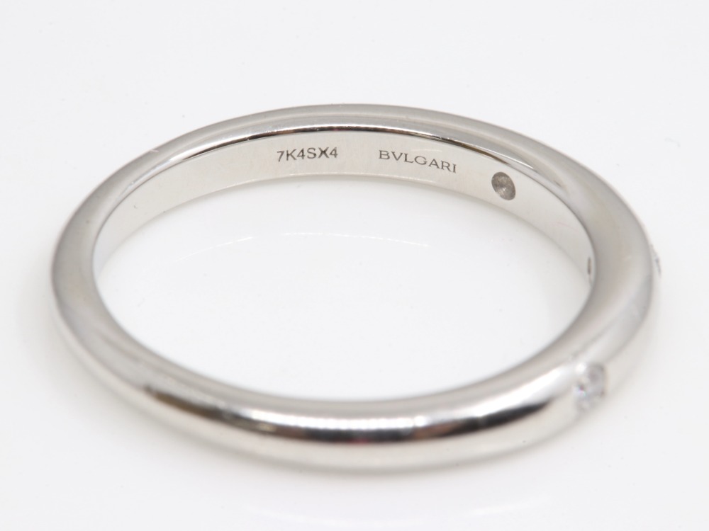 ブルガリのフェディリングロゴ刻印