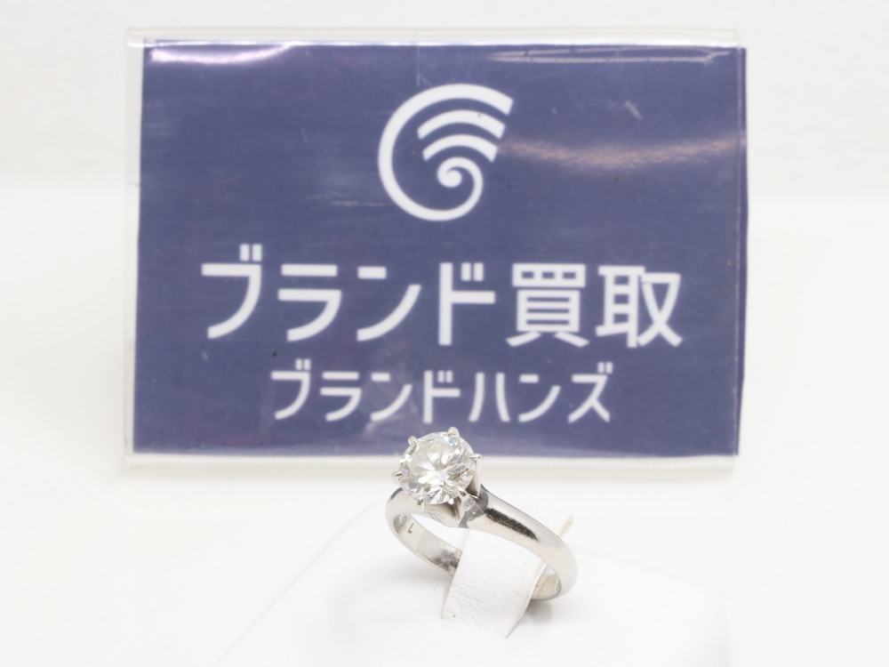 プラチナPmダイヤモンドリング全体