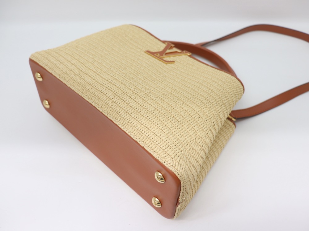 ルイヴィトンラフィアカプシーヌMM表面