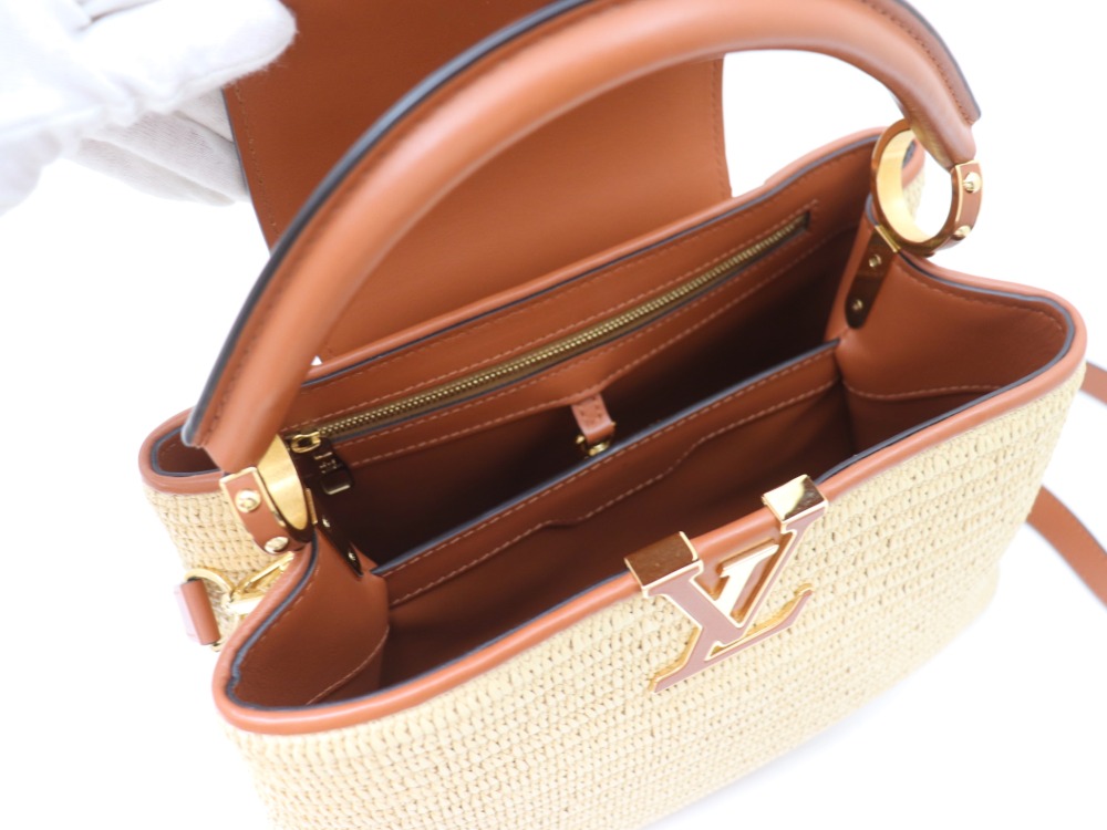 ルイヴィトンラフィアカプシーヌMM裏側