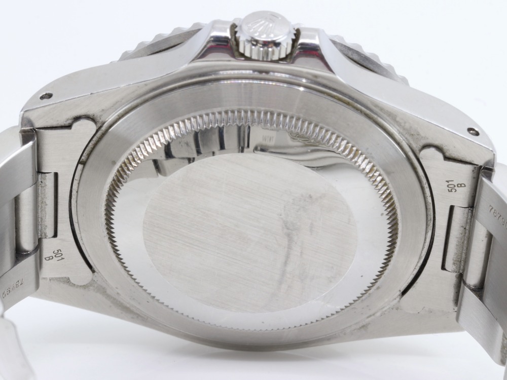 ロレックスのGMTマスターⅡ裏面