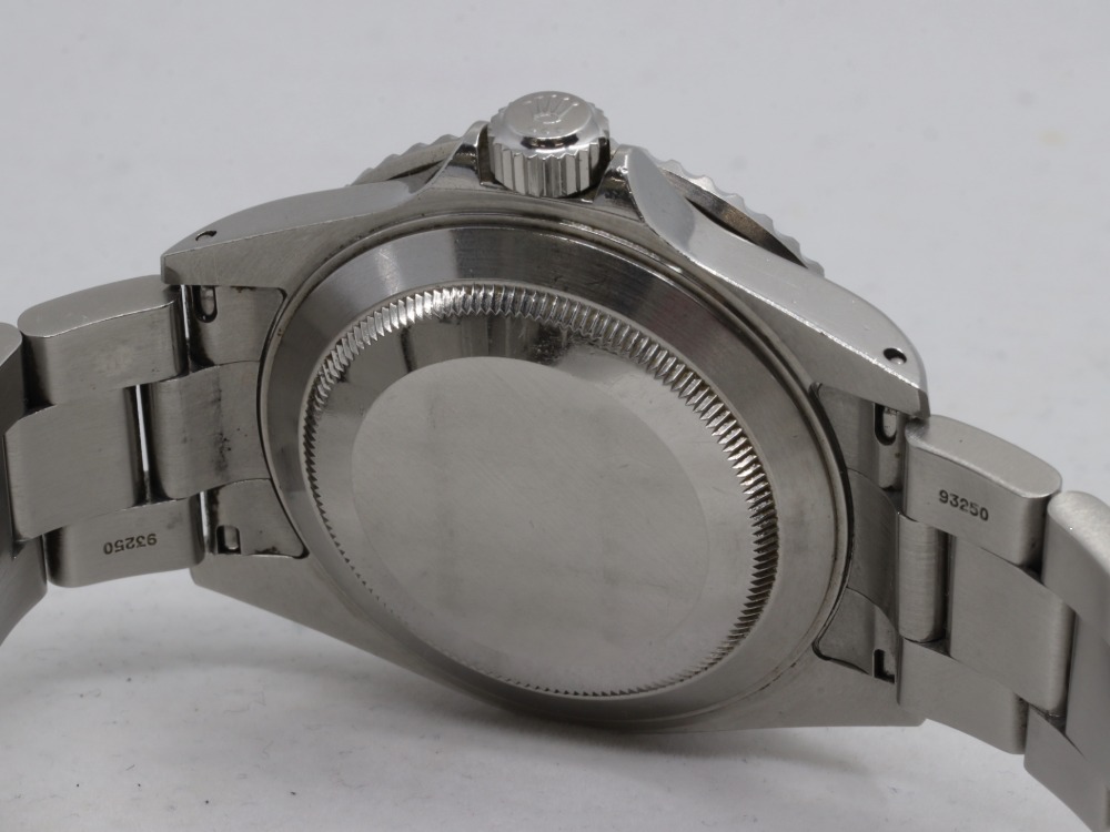 ロレックスのサブマリーナ裏面