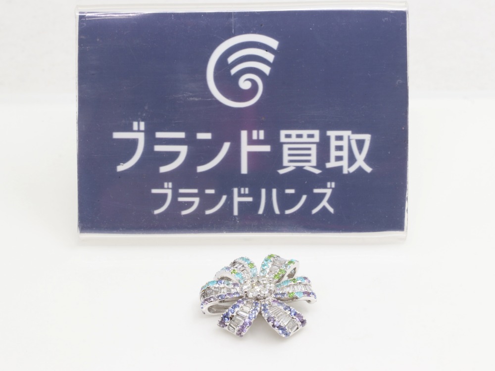 K18WGダイヤモンドトップ全体