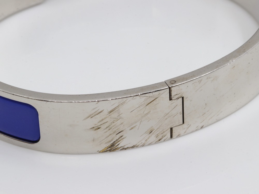 エルメスブレスレット傷部分