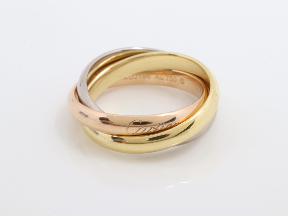 カルティエのトリニティリングロゴ