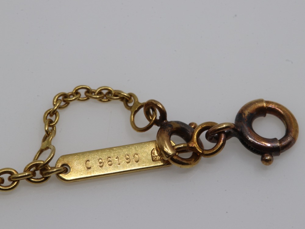 カルティエネックレス刻印