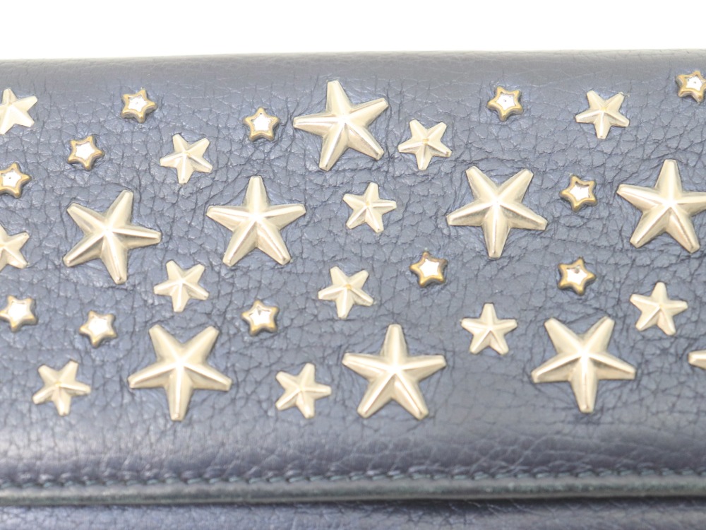 ジミーチュウスタッズ長財布スタッズ