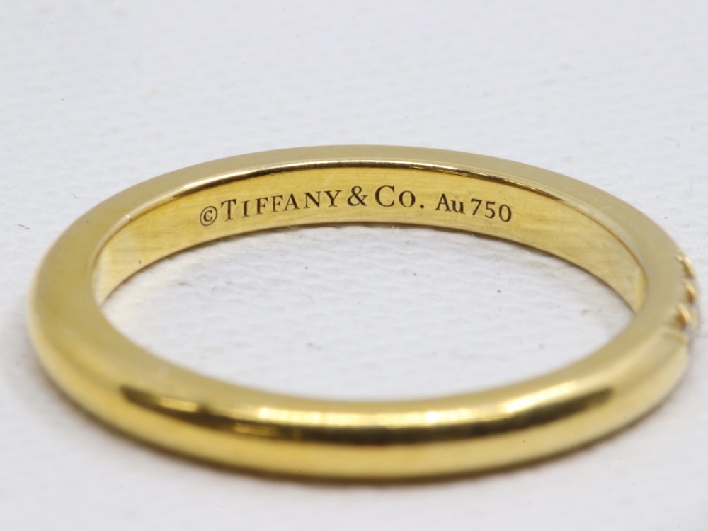ティファニーのリング刻印