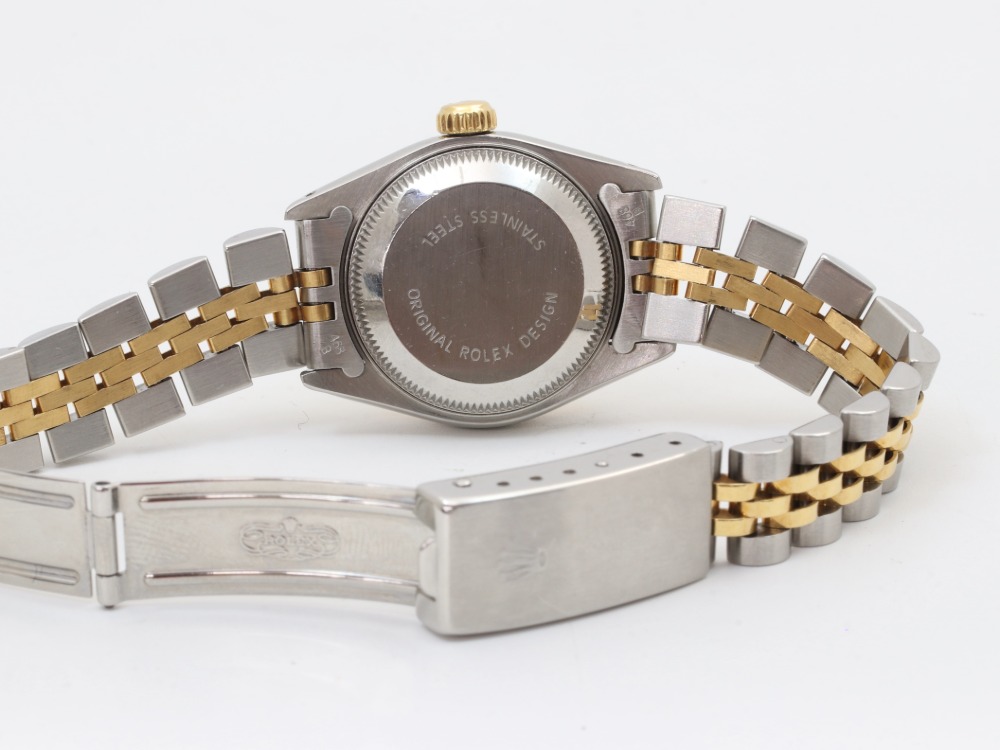 ロレックスのデイトジャスト裏面