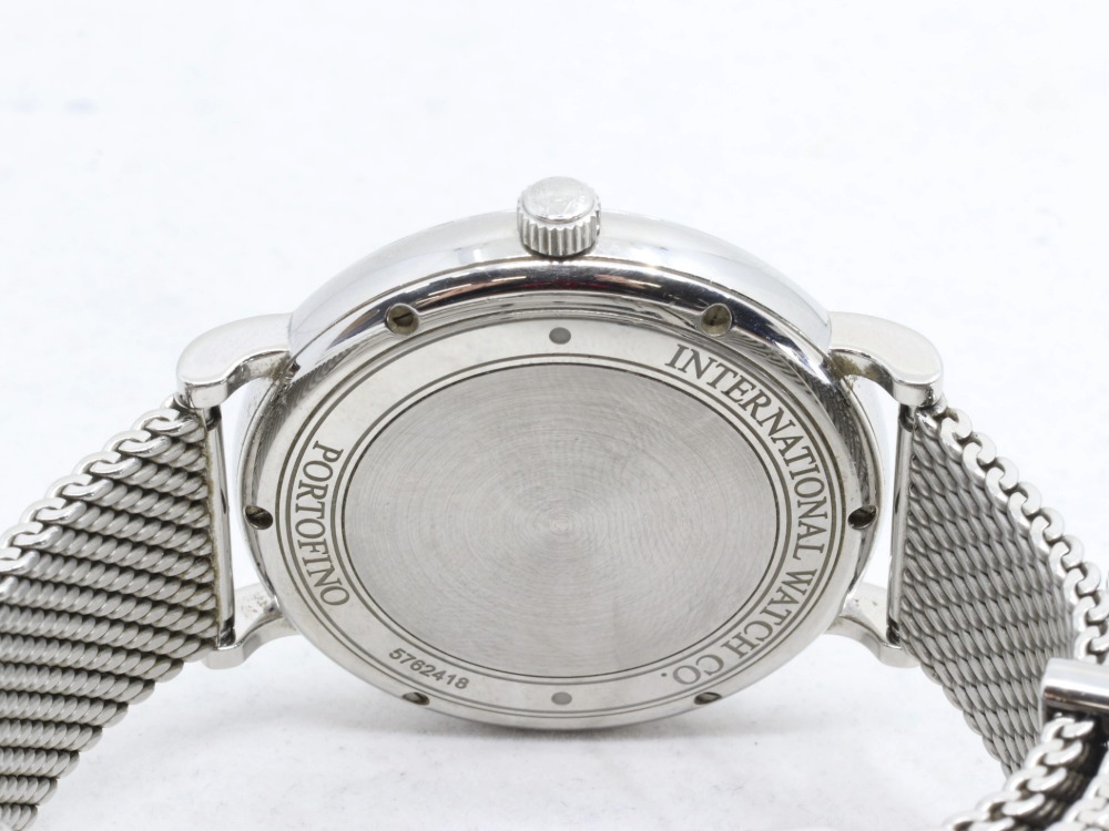 IWCのポートフィノ裏蓋