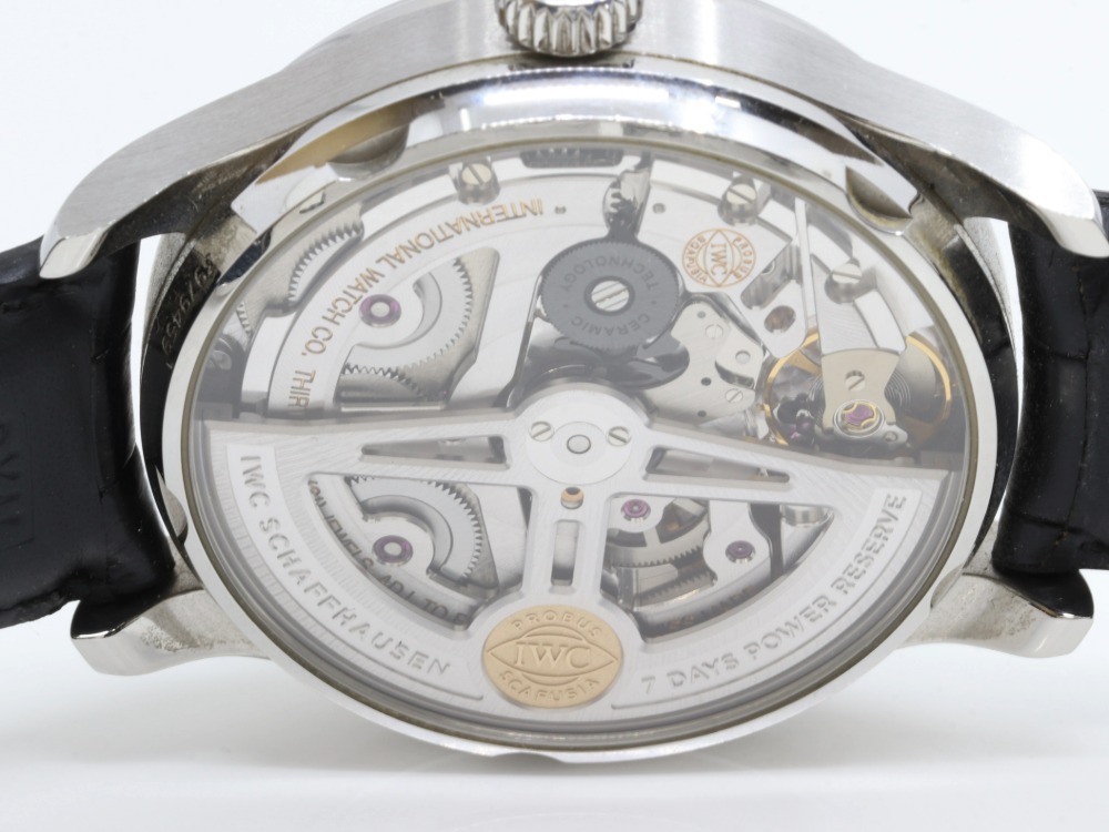 IWCポルトキーゼIW500705裏蓋