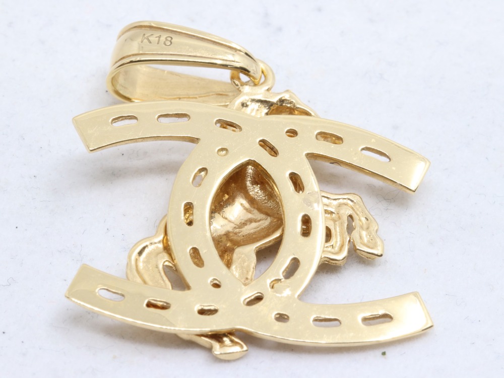 K18馬モチーフトップ裏