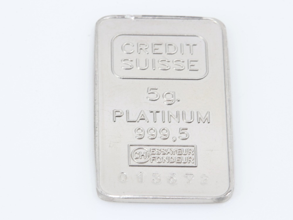 PT1000インゴット5g表