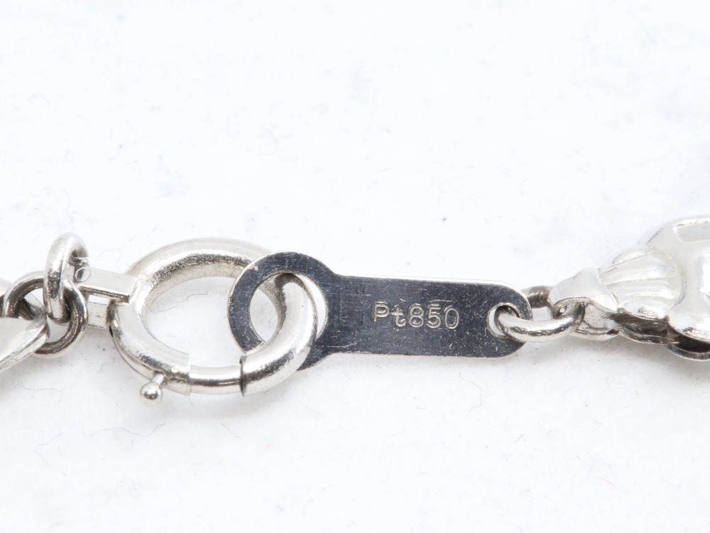 PT850ネックレス刻印