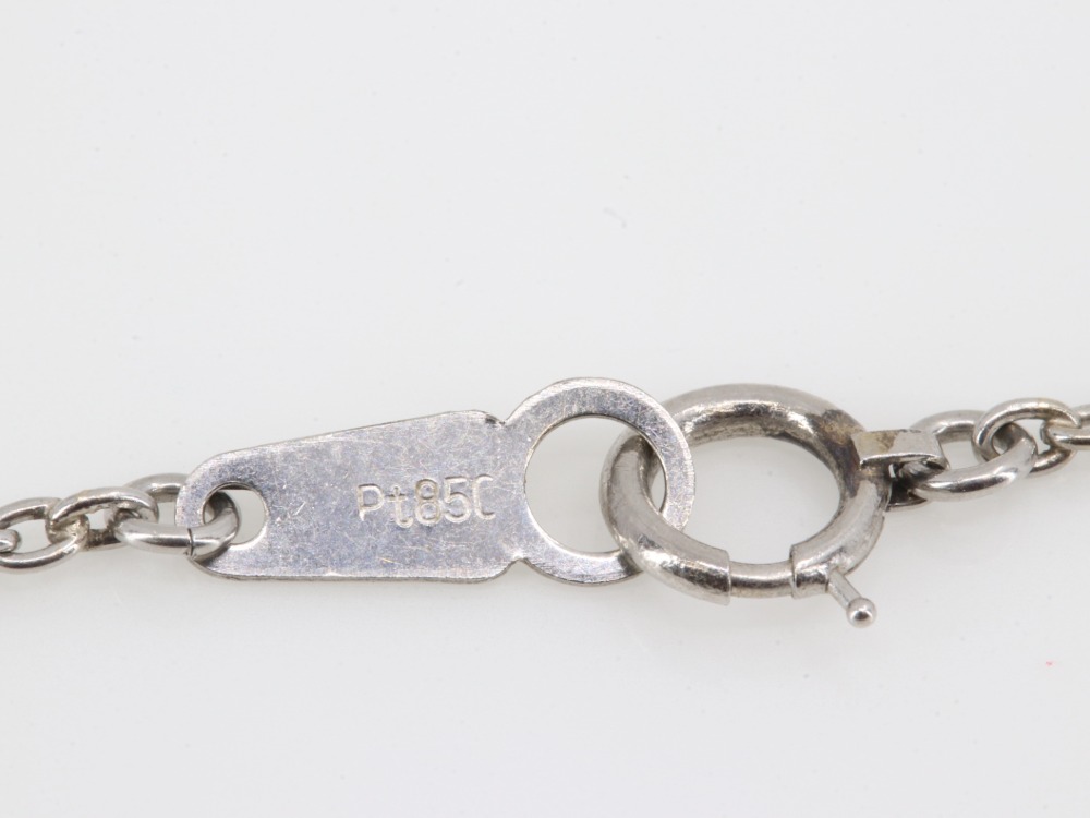 PT850ネックレス刻印