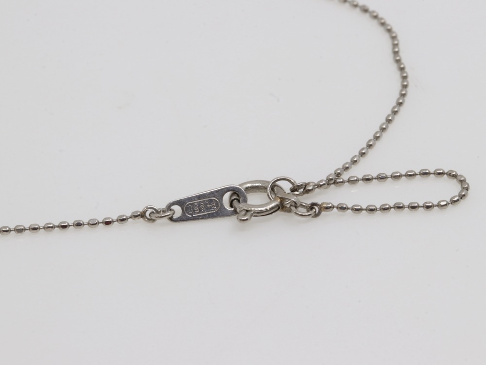 PT850ネックレス刻印