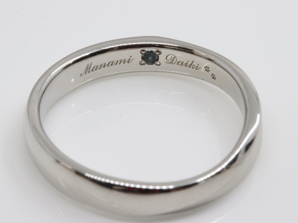 PT900リング5.6gイニシャル