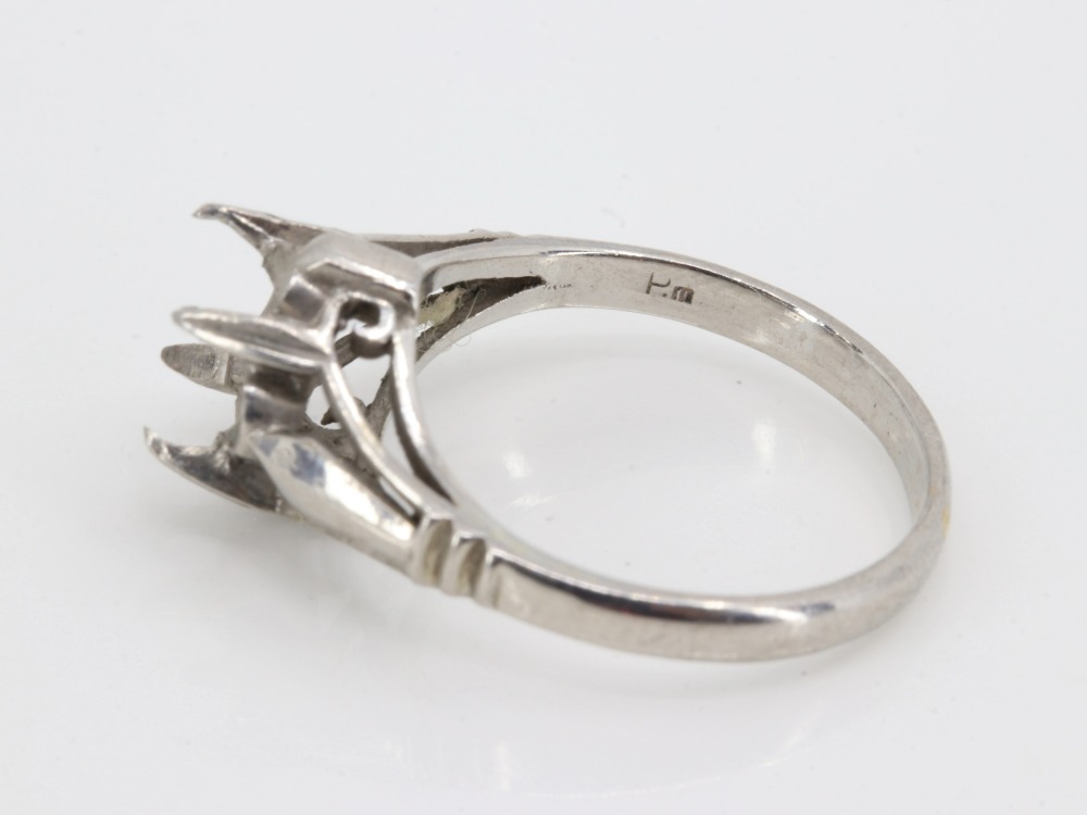 Pm刻印石が取れたリング刻印