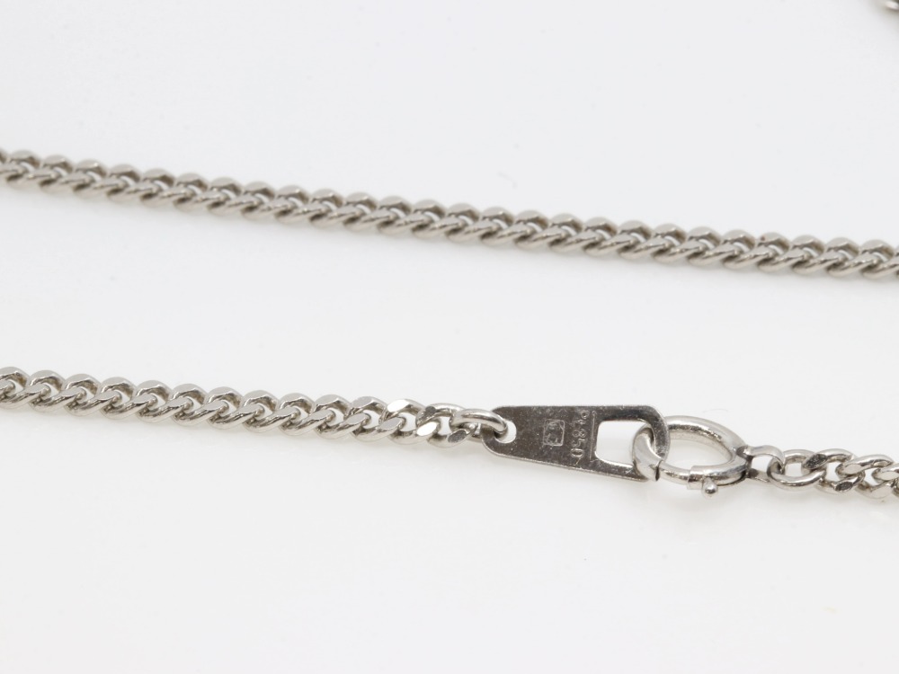 Pt850のネックレス刻印