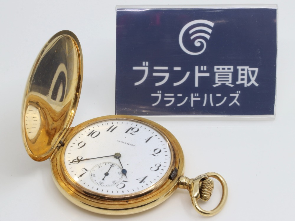 ウォルサム懐中時計K18全体