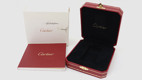 カルティエのライターの付属品の箱