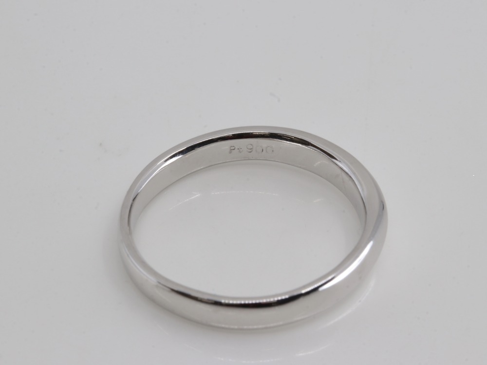 プラチナ900リング刻印