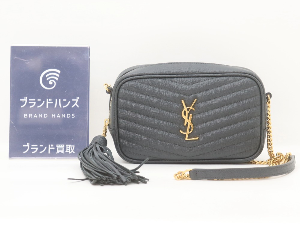 神戸三宮店でサンローランのルーショルダーバッグを11万円で買取しました