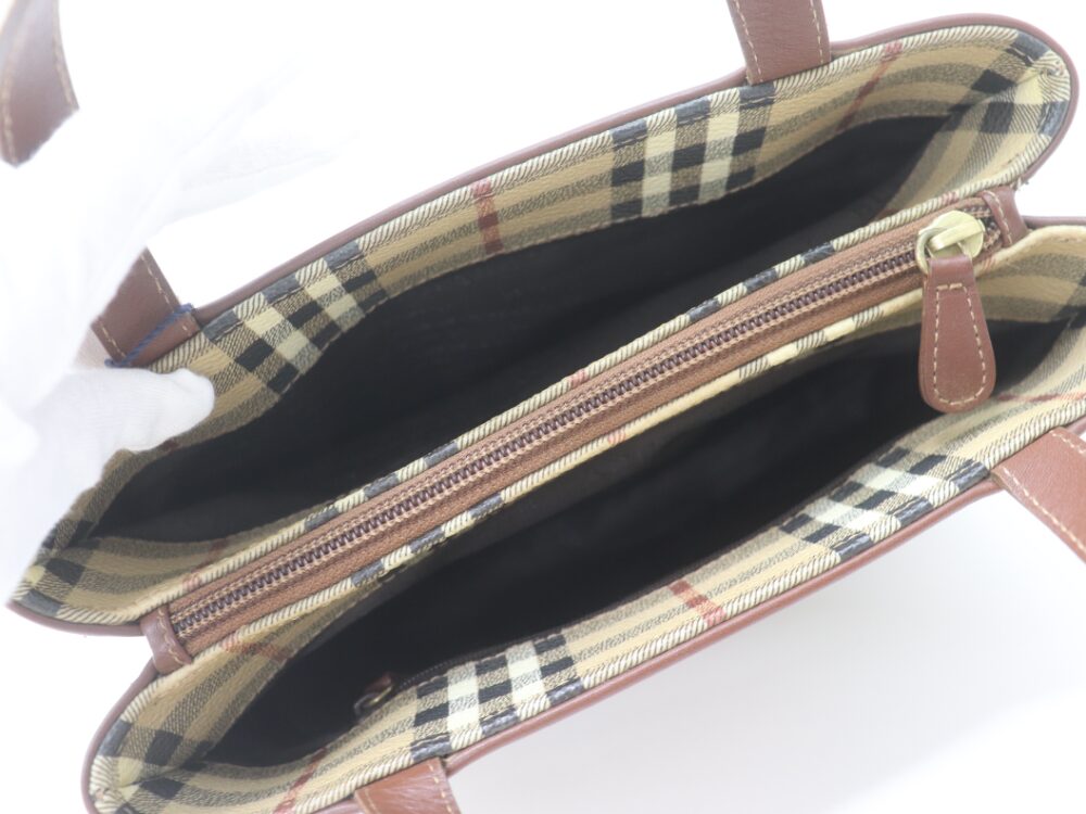 梅田茶屋町店でバーバリートートバッグを1万5千円で買取しました