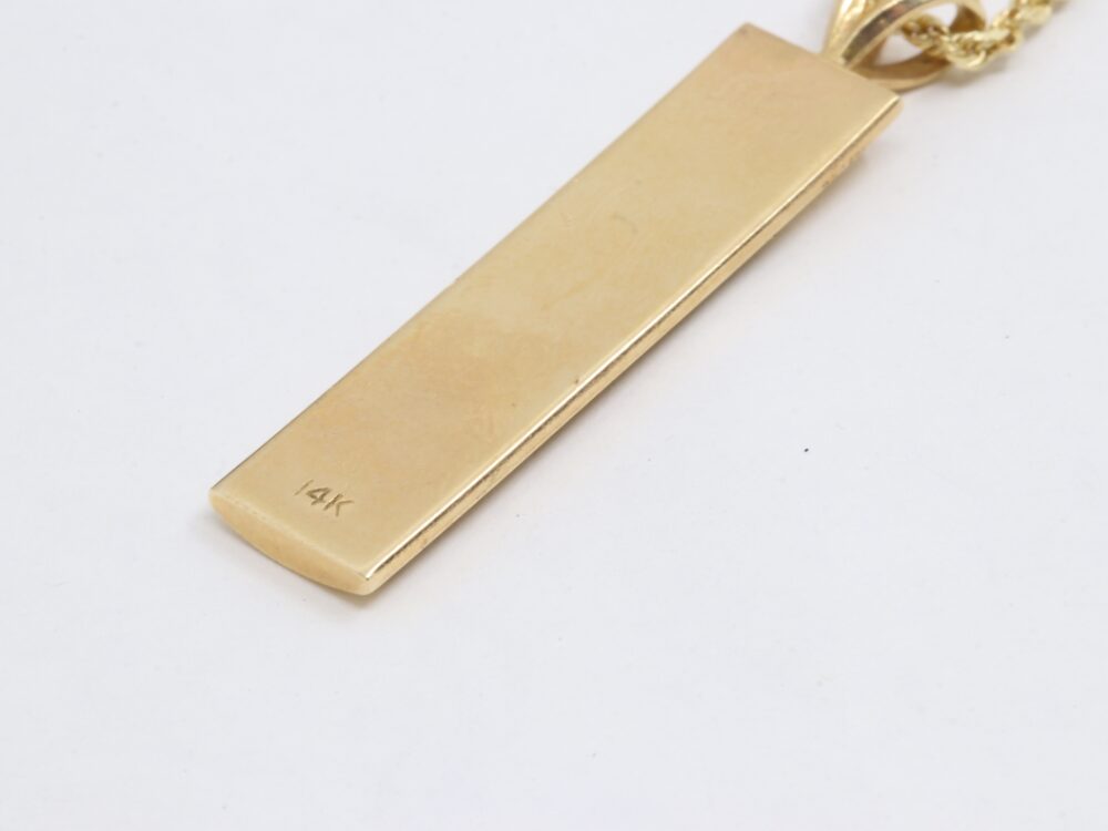 14Kのネックレス刻印
