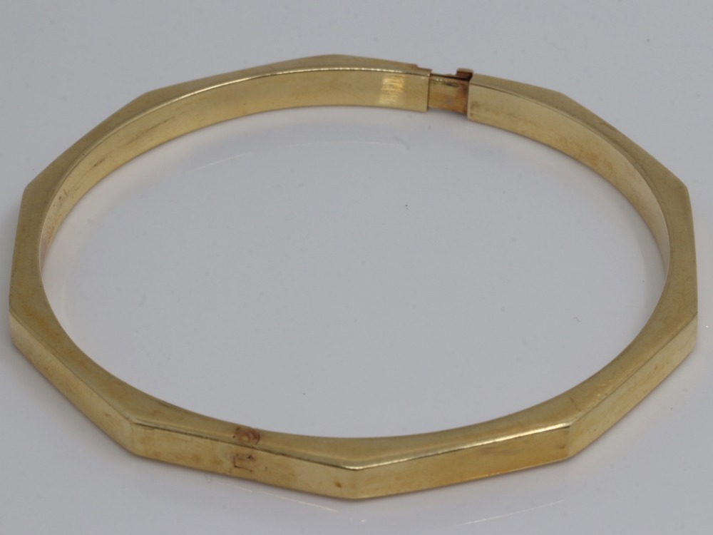 14金のブレスレット内側