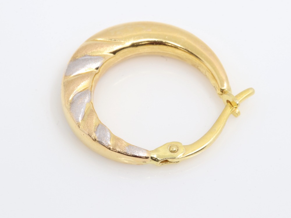 14金ピアス片方のみ横