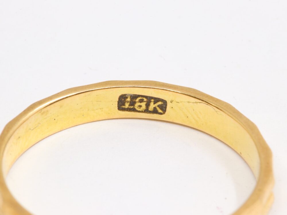18Kリング 刻印