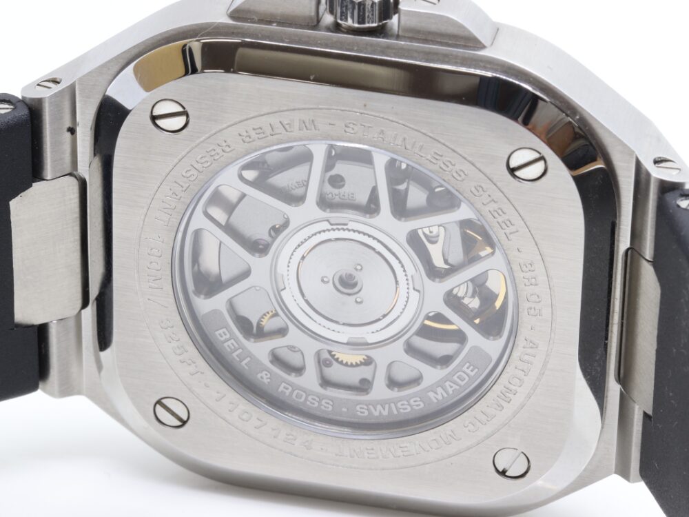 ベル＆ロスグレースティール裏蓋