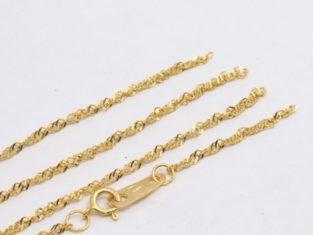 22Kネックレス1.9gチェーン