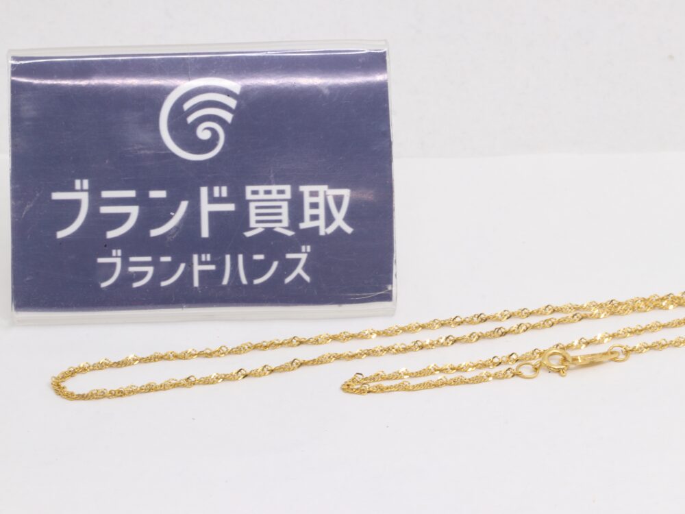 22Kネックレス1.9g全体