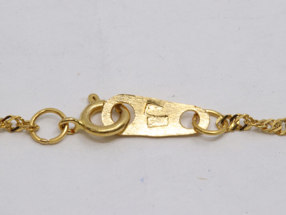 22Kネックレス1.9g刻印