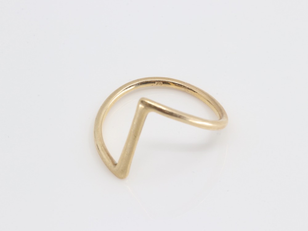 K10デザインリング1.2g刻印