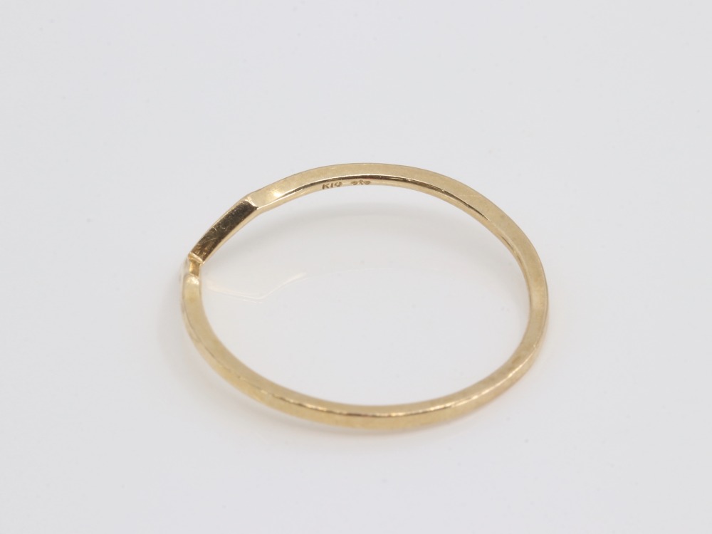 K10リング0.7g刻印