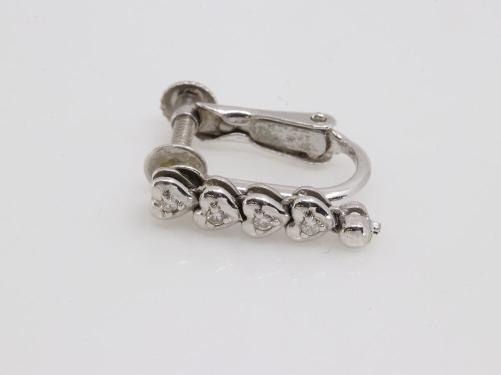 K18WGのイヤリングアップ