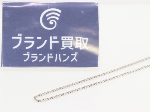 K18WGネックレス