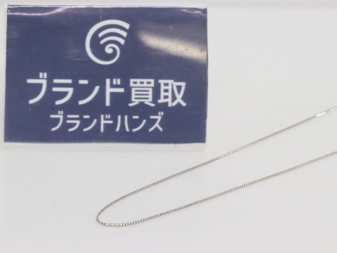 K18WGネックレス