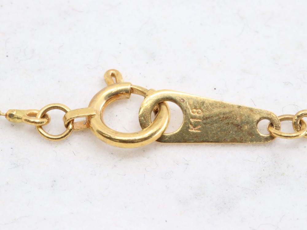 K18YGハートブレス刻印