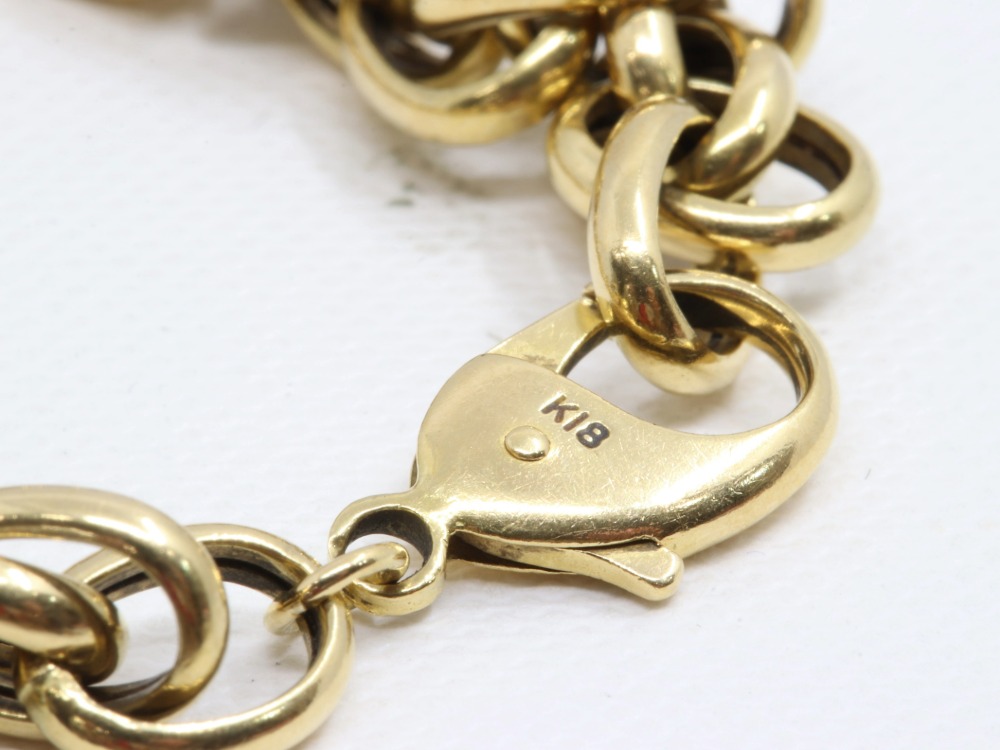 K18のネックレス刻印