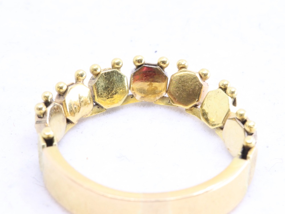 K18デザインリング3.3g内側