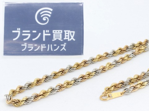 K18メインのネックレス