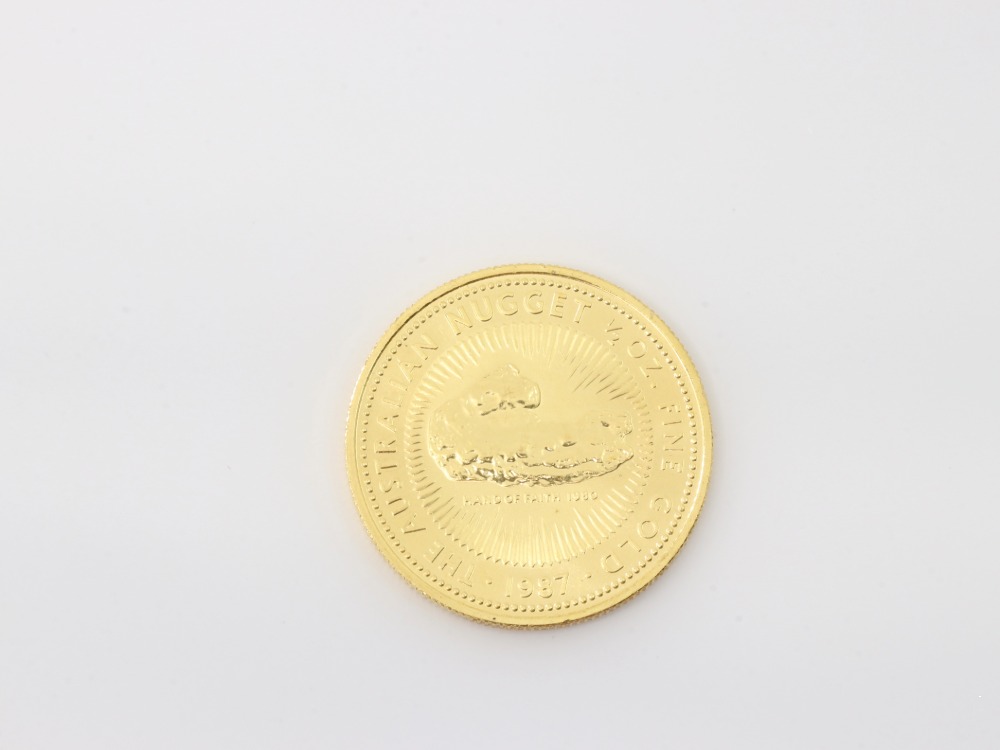 K24ナゲット金貨裏