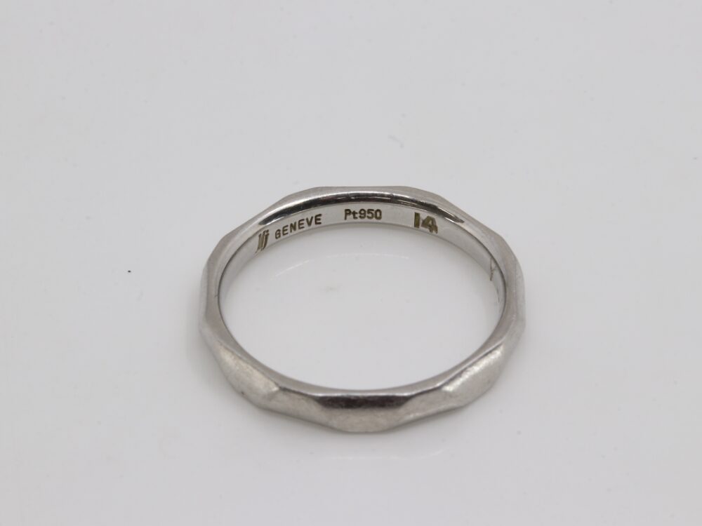 Pt950(プラチナ)リング刻印