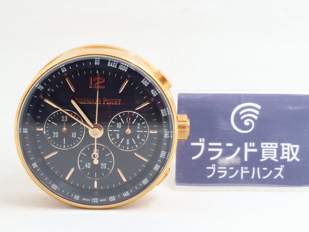 オーデマピゲの置時計正面