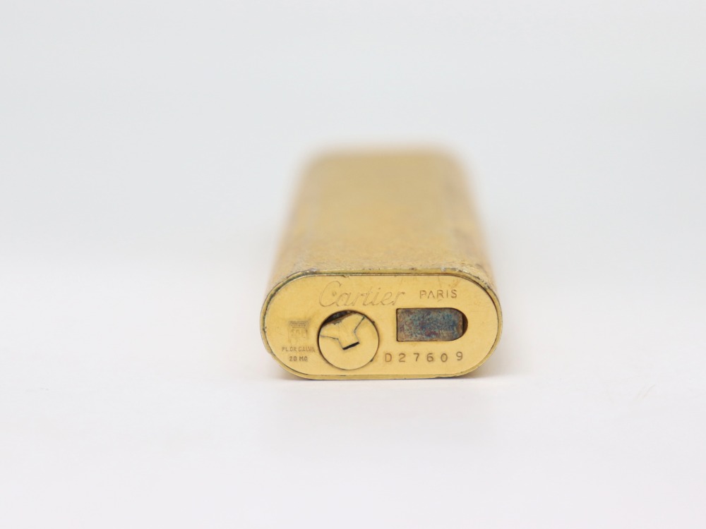 カルティエのガスライター刻印