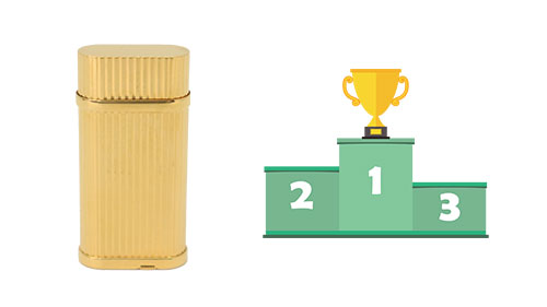 カルティエのライターと高価買取1位